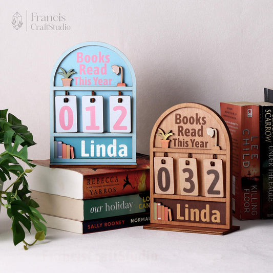 Personalized Books Read Tracker RT02