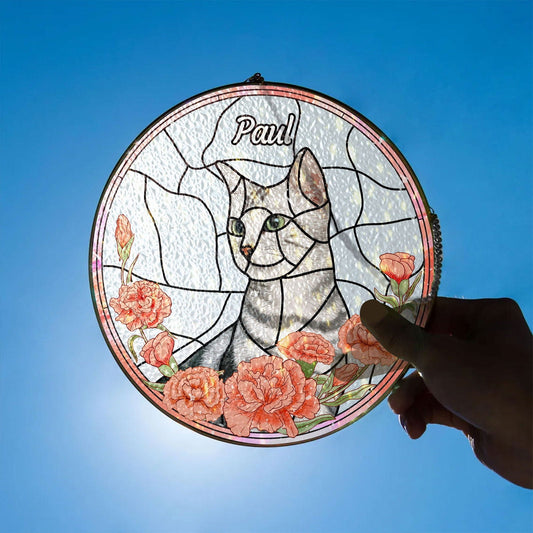 Cat stained glass 19Gifts