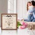 Custom Birth Month Flowers Sign, First Mom Now Grandma Gift, Gift for Mom and Grandma MS22 - 19Gifts