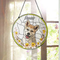 Custom Pet Portrait Stained Glass Suncatcher, Pet Potrait From Photo Suncatcher SC128 - 19Gifts