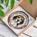 Custom Pet Portrait Stained Glass Suncatcher, Stained Glass Dog Memorial, Sympathy Gifts	SC121 - 19Gifts