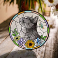 Custom Pet Portrait Stained Glass Suncatcher, Stained Glass Dog Memorial, Sympathy Gifts SC123 - 19Gifts