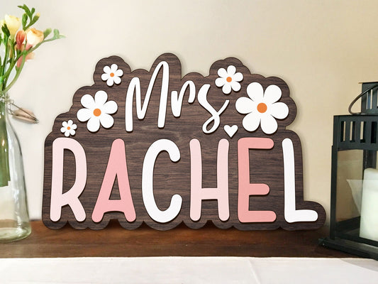 Custom Teacher Door Sign For Classroom DT04 - 19Gifts