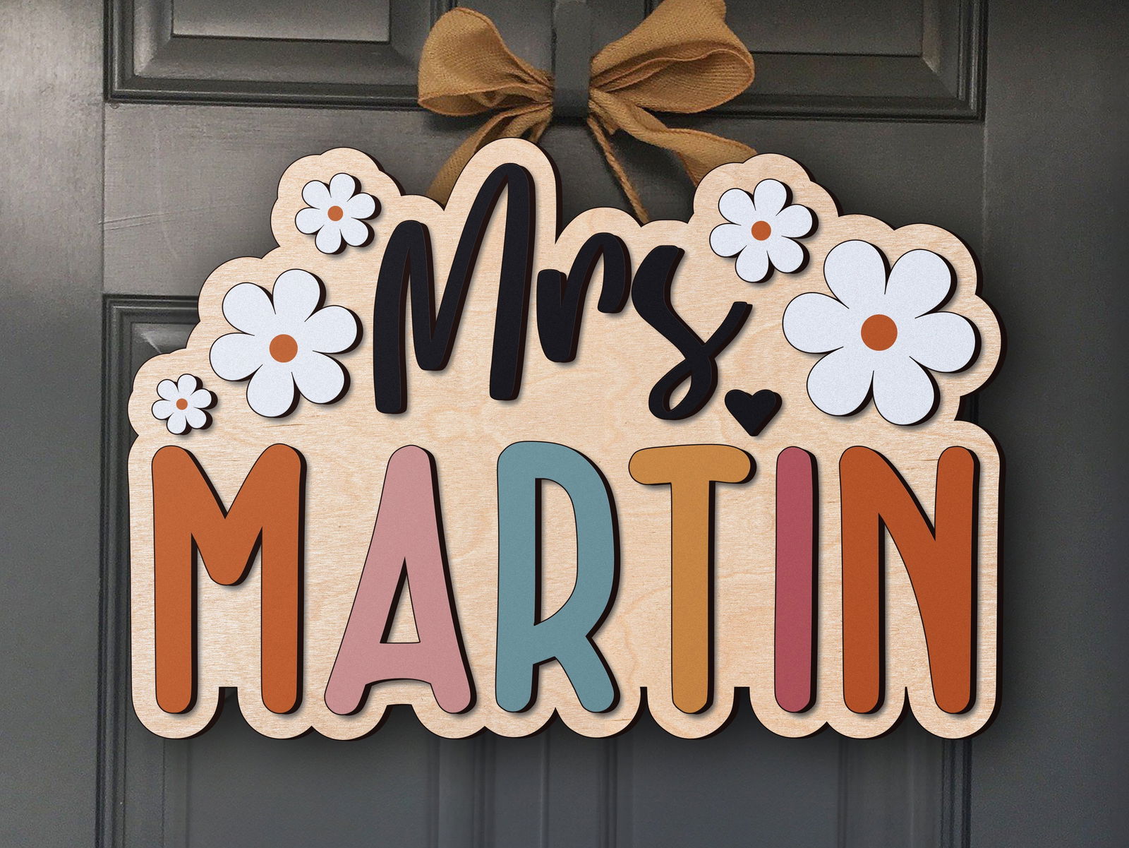 Custom Teacher Door Sign For Classroom DT04 - 19Gifts