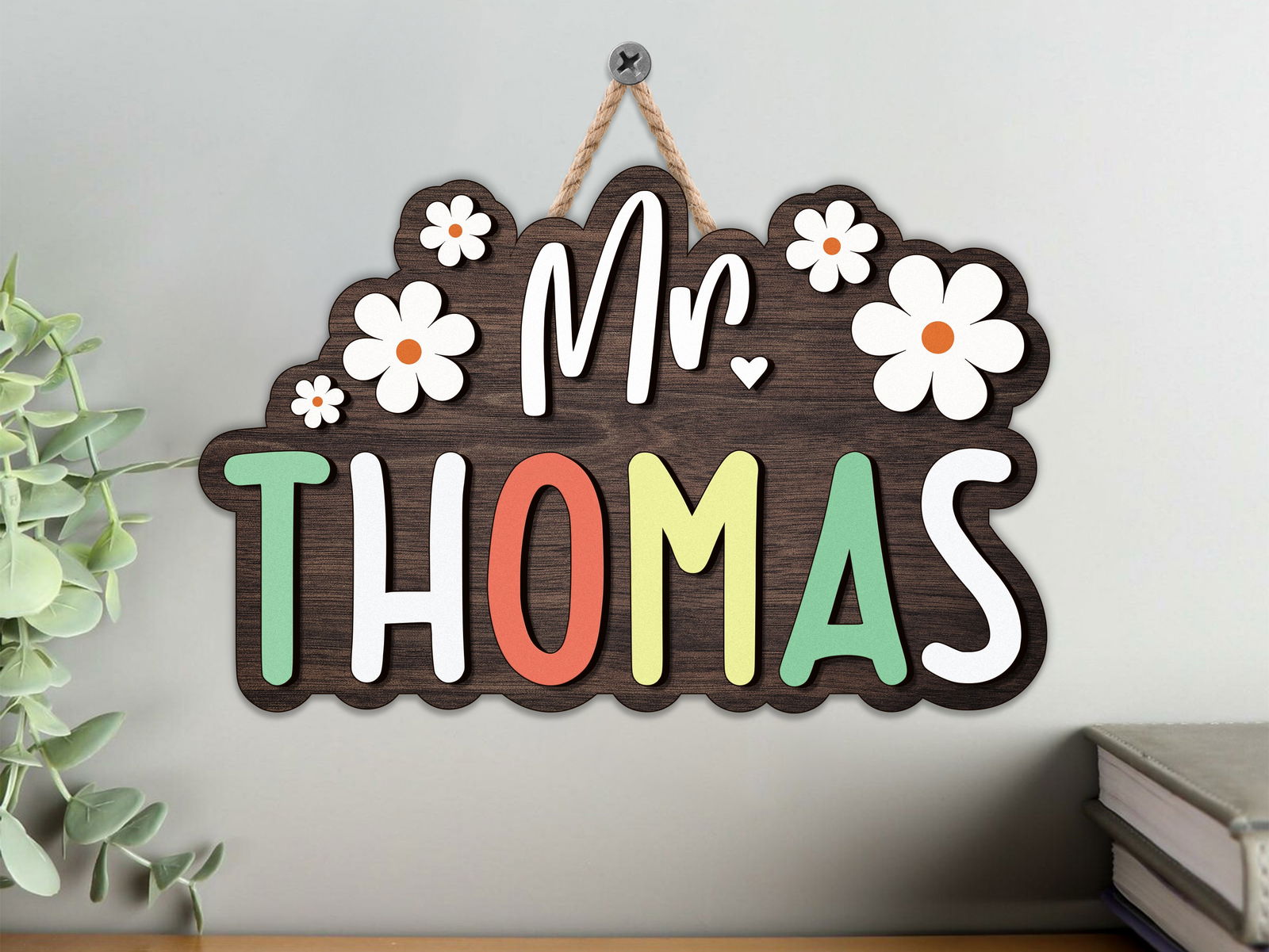 Custom Teacher Door Sign For Classroom DT04 - 19Gifts