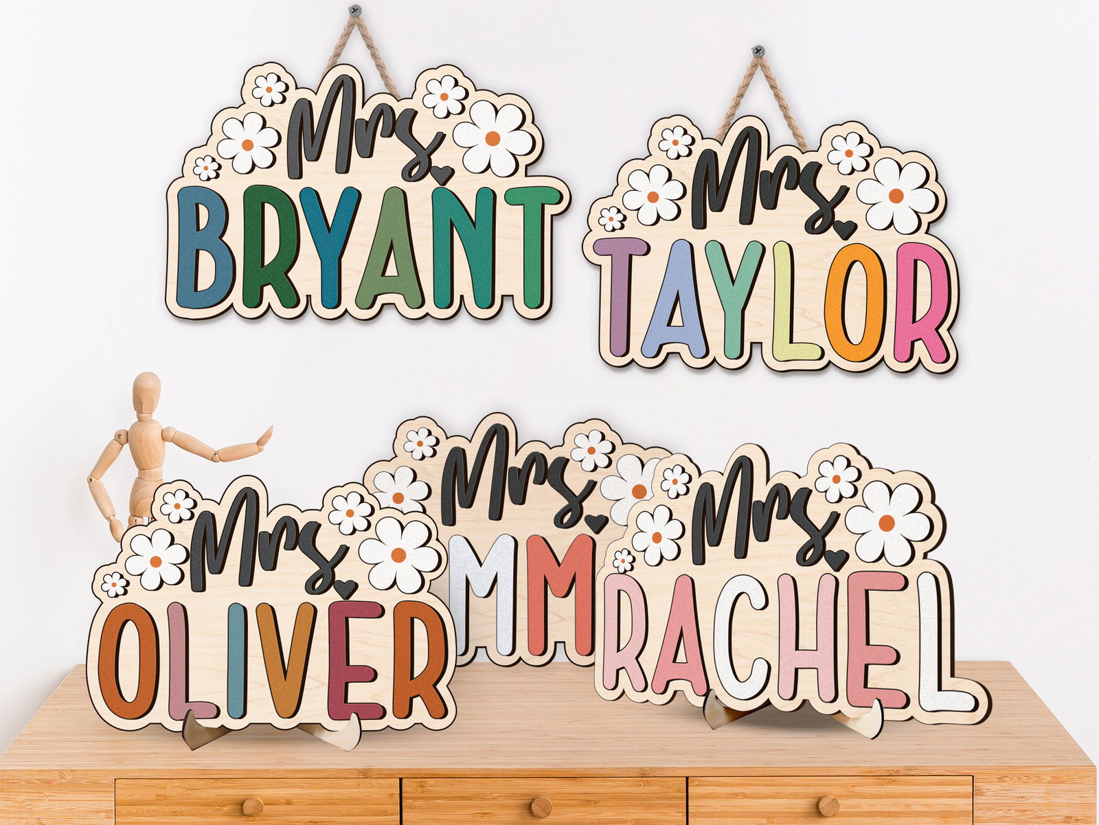 Custom Teacher Door Sign For Classroom DT04 - 19Gifts