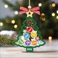 Personalized Family Shaker Ornament, Custom Family Christmas Tree Ornament CF648 - 19Gifts