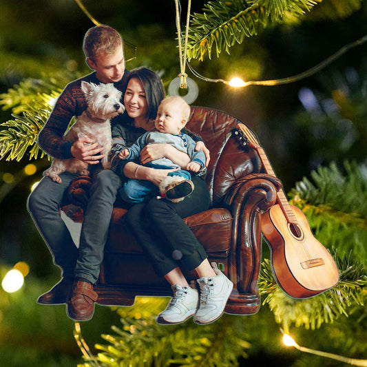 Photo Ornament, Christmas Ornament, Custom Family Photo Ornament, Personalized Ornament, Acrylic Ornament	CF753 - 19Gifts