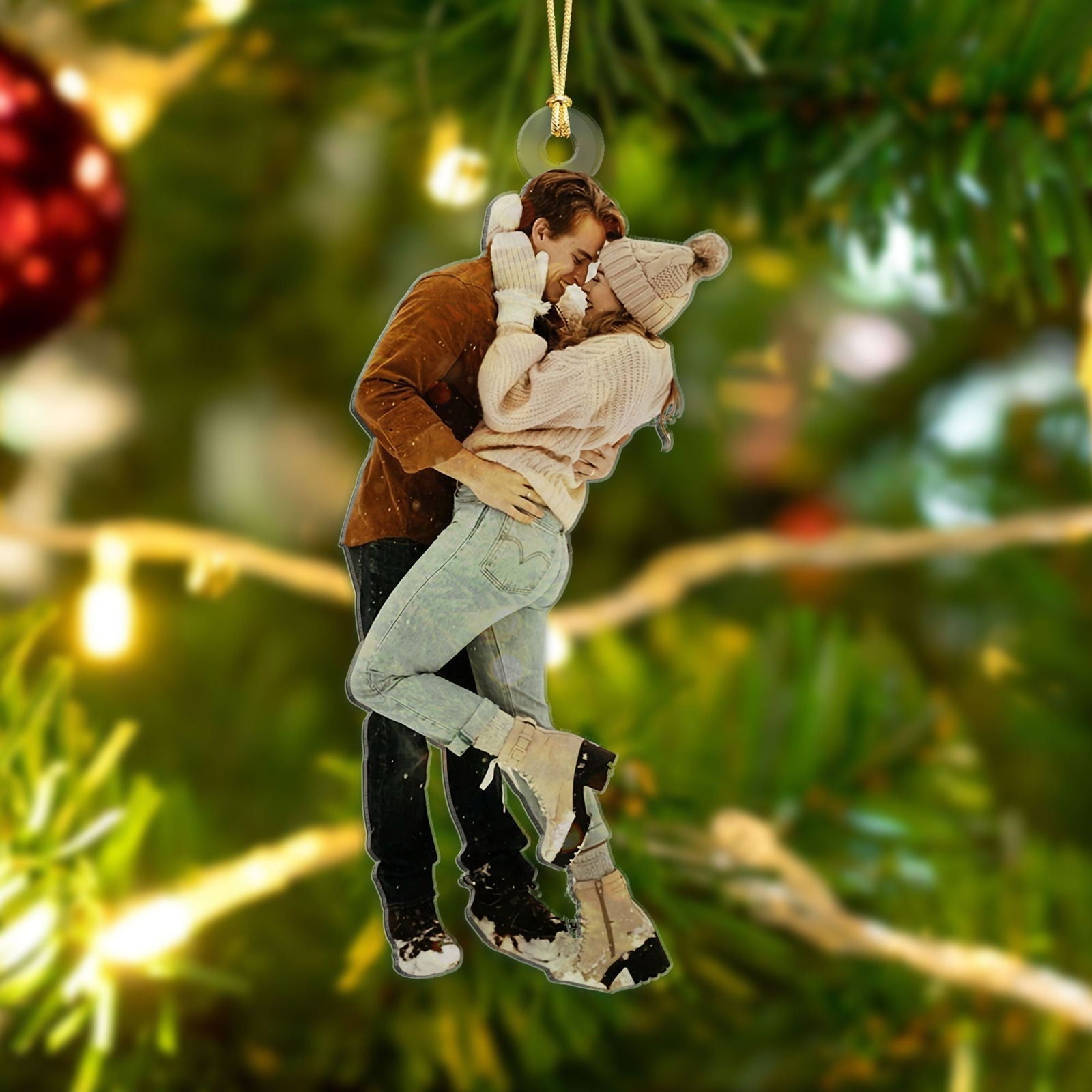 Photo Ornament, Christmas Ornament, Custom Family Photo Ornament, Personalized Ornament, Acrylic Ornament	CF753 - 19Gifts