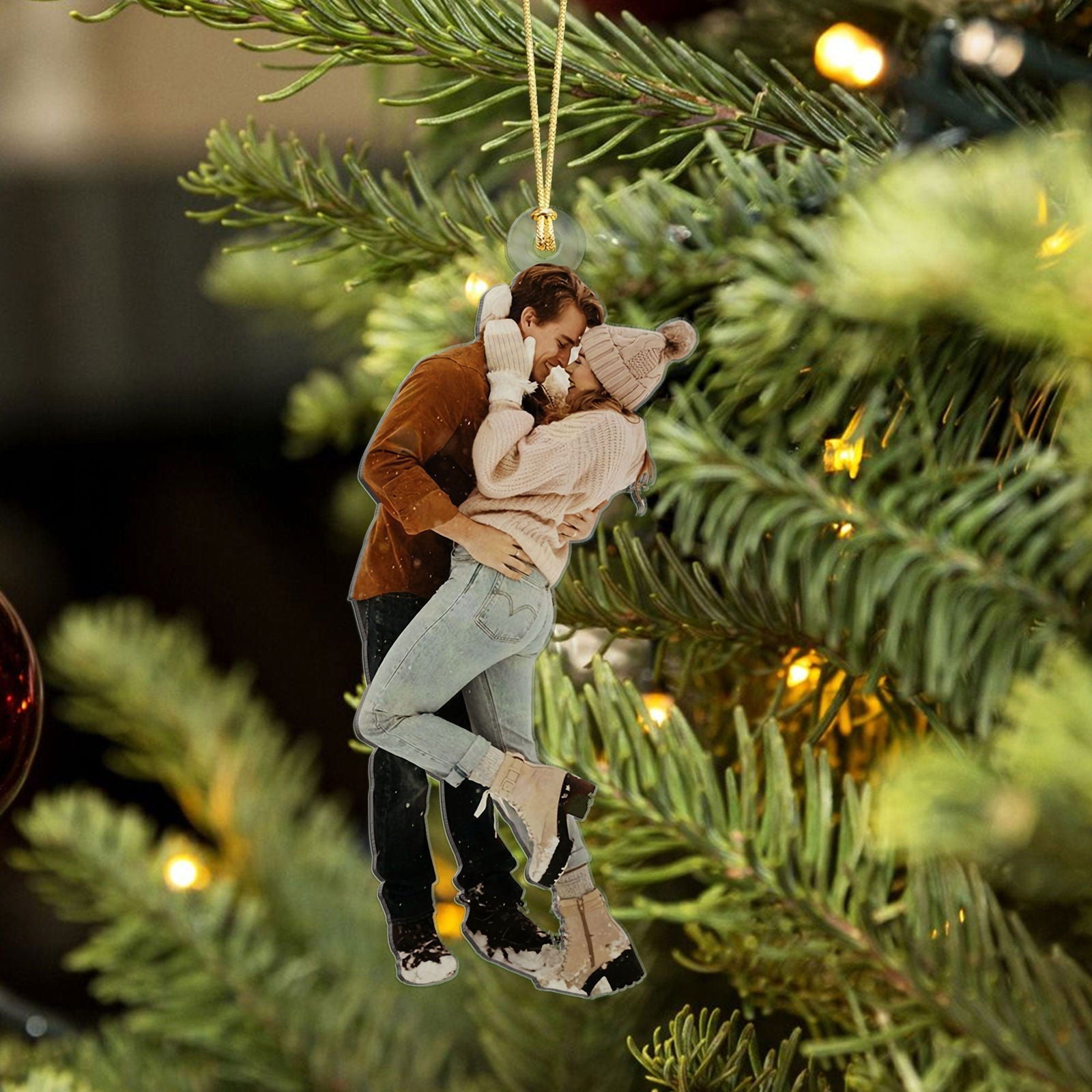 Photo Ornament, Christmas Ornament, Custom Family Photo Ornament, Personalized Ornament, Acrylic Ornament	CF753 - 19Gifts