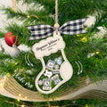 Stocking Baby First Christmas Ornament 2024, Personalized Baby Gifts, CF12 - 19Gifts